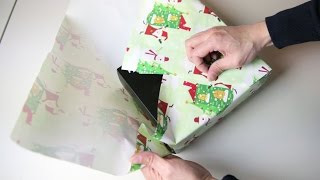 Japan Gift Wrap Hack No Tape No Ribbon [upl. by Anier]