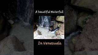 A beautiful waterfall ♒️in Venezuela cascades gracefully over a rocky boulders with lush greenery [upl. by Negem]