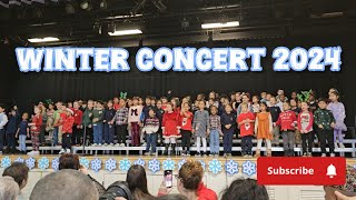 Kindergarten Winter Concert 2024 🎷🎶 Let It Snow❄️☃️  Santa Claus is coming to town 🎅 usa [upl. by Burris]