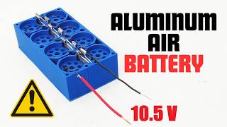 How To Make an Aluminium Air Battery  Genuine Experiment for Batteries DIY [upl. by Vocaay]