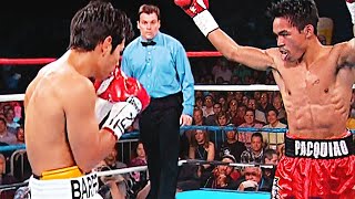 Manny Pacquiao Philippines vs Marco Antonio Barrera Mexico 1  TKO Boxing Fight Highlights HD [upl. by Chambers]