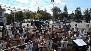 The Washingtonville High School Band performs at the Moffat Library ReDedication Ceremony5 [upl. by Filmer778]