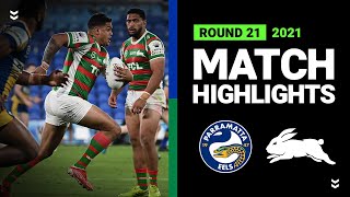 Eels v Rabbitohs Match Highlights  Round 21 2021  Telstra Premiership  NRL [upl. by Nnaed652]