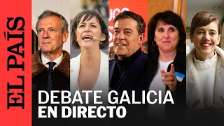 DIRECTO GALICIA  18F Debate electoral de las elecciones gallegas  EL PAÍS [upl. by Lesh407]