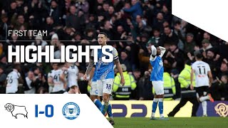 HIGHLIGHTS  Derby County v Posh [upl. by Ellebana272]