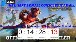 Harry Potter Quidditch Champions Game Release Countdown [upl. by Enyrehtak820]