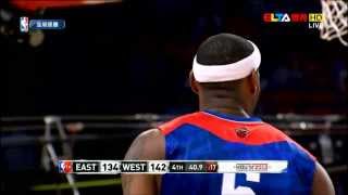 Kobe Bryant Lockdown Defense vs LeBron James 2013 All Star Game [upl. by Macintyre]