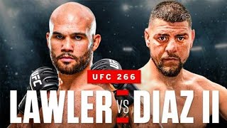 Nick diaz vs robbie lawler 2 full fight ufc 266 [upl. by Ydnys956]