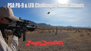 PSA PA9PX9 and LFA Challenger 9mm carbines [upl. by Ressay994]