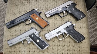 Sig P220 vs 1911 trigger comparison [upl. by Tnerb]