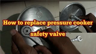 How to replaceremove Pressure cooker safety valve [upl. by Sihonn]