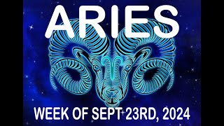 ARIES GENERAL WEEKLY ENERGIES SEPT 23RD 2024 [upl. by Eveam]