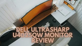 Dell UltraSharp U4025QW Monitor Review [upl. by Irtimid]