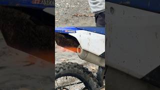 2016 yz250f shoots flame [upl. by Asilef881]