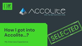 Accolite Interview Experience 2021  How I got into Accolite  Software Engineer  OnCampus  9LPA [upl. by Nyleuqaj]