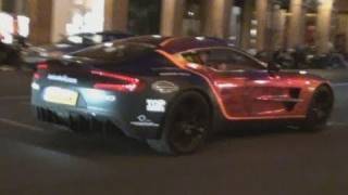 Aston Martin One77 HUGE REVS Gumball 3000 [upl. by Olinad48]