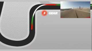 Dream Racing Dynamic Trackmap Lap [upl. by Barcellona]