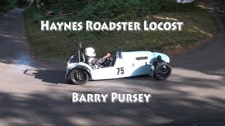 Haynes Roadster Locost at the 5 clubs hillclimb meeting Wiscombe Park September 2014 Barry Pursey [upl. by Aya]