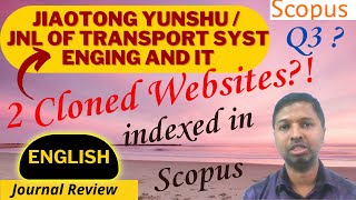 Christo Ananth  Jiaotong  Jnl of Transport Sys Engg and IT  Scopus  Genuine Review  English [upl. by Irvine141]