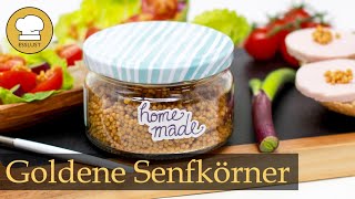 SENFKAVIAR  goldene SENFKÖRNER für Salat Wurst Sauce Ei und mehr [upl. by Hogue]