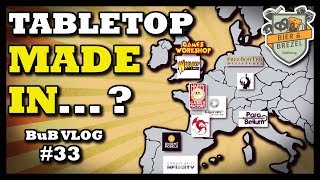 Tabletop made in   Merkt man Spielen ihre Herkunft an  BuB Vlog 32 [upl. by Wilder918]