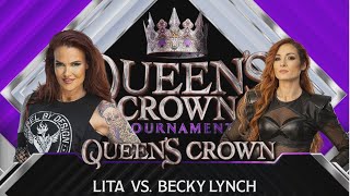 LITA VS BECKY LYNCH WWE 2K24 TQSVERSE [upl. by Eloc]