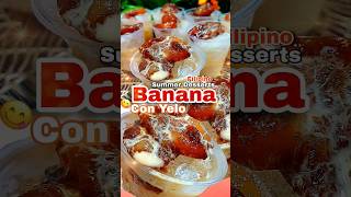 THE BEST BANANA con yelo TRENDING summer HALO HALO RECIPE Filipino street food [upl. by Greggs161]