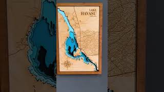 Lake Havasu map just before sending woodworking lasercraft [upl. by Otipaga]