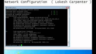 network configuration in linux step by step in hindi [upl. by Toll862]