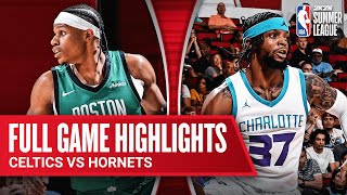 CELTICS vs HORNETS  NBA SUMMER LEAGUE  FULL GAME HIGHLIGHTS [upl. by Billye475]