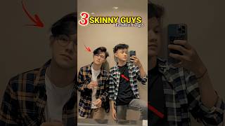 3 Style Tips For Skinny Guys  3 Skinny Guys Fashion Tips viral fashion [upl. by Ahgem]