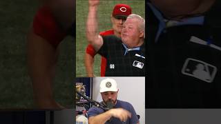 Umpire calmly ejects the manager a breakdown mlb baseball sports cincinnatireds umpire [upl. by Llehsar]