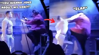 Man SLAPS Woke Comedian On Stage Over quotDisturbingquot Joke About His Son [upl. by Malca]