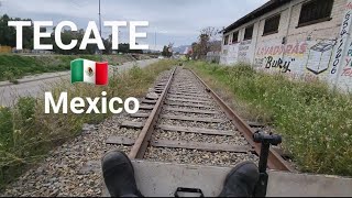 RAILCART en TECATE MEXICO Carrizo Gorge Railroad [upl. by Anella969]