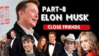 Elon Musks Friends  Friends Who Fuel His Success  Elon Musk girl friends elonmusk motivation [upl. by Wyatan]