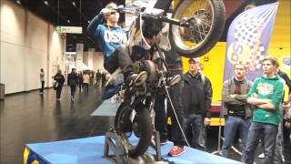 WheelieTraining mit PS auf der Intermot [upl. by Esiled124]