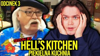 AWIĘC OGLĄDA TRZECI SEZON HELLS KITCHEN  🔥 TRZECI ODCINEK PIEKIELNEJ KUCHNI 🔥 [upl. by Dagney479]