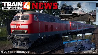 Train Sim World 4 ROADMAP  BAUREIHE 218 angekündigt  IC STEUERWAGEN  Baureihe 101 EXPERT  NEWS [upl. by Atterys547]