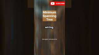 MST Minimum spanning tree in data structure and algorithms  Explain minimum spanning tree in dsa [upl. by Ssej]