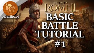 🏹Combat and army command Basic Battle tactics tutorial for Total War Rome 2 Guide 1 [upl. by Mariande477]