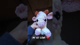 My 1st crochet cow crochet cow amigurumi [upl. by Birgitta]