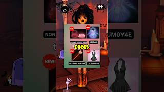 DRESS TO IMPRESS ALL CODES FOR HALLOWEEN UPDATE roblox dresstoimpress dti [upl. by Evars]