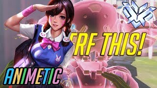 Animetic plays DVa Nerf this  Overwatch [upl. by Samid]