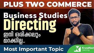 Plus Two Business Studies  Directing  Full chapter Exam Winner  Christmas EXAM 2024 MALAYALAM [upl. by Modla]