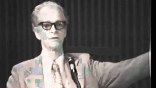 B F Skinner Lectures Psychiatrists and Psychologists Part 17 [upl. by Jervis]