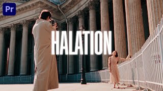 Efecto FILM HALATION en PREMIERE PRO  TUTORIAL [upl. by Amann]