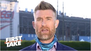 Marty Smith NASCAR is determined to find who left a noose in Bubba Wallace’s garage  First Take [upl. by Ziom]