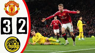 COMEBACK WIN🤩HASIL MAN UNITED VS BODO GLIMIT 32✅HOJLUND CETAK BRACE🔥MAZRAOUI ASSIST KEREN💪ONANA OK🔴 [upl. by Yrak]