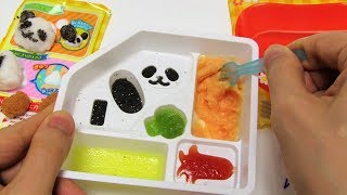 DIY Japanese Candy 202 Lunch Box Kit Popin Cookin [upl. by Annaicul]