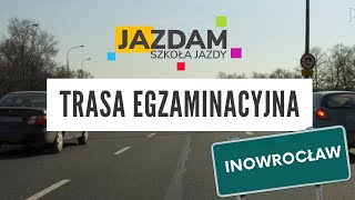 Trasa egzaminacyjna INOWROCŁAW [upl. by Baalman]